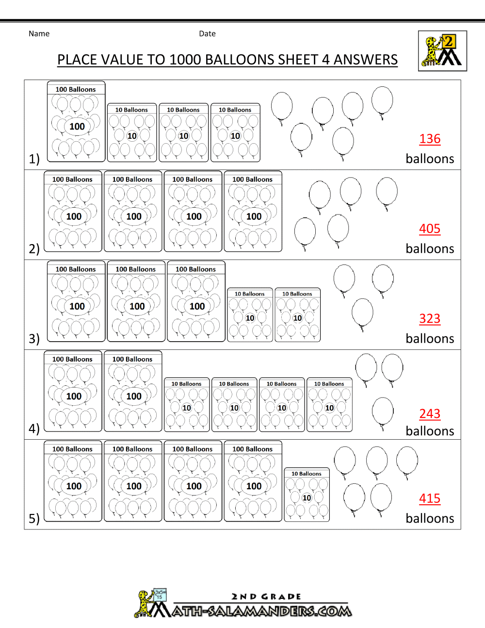 Free Place Value Worksheets Free Worksheets Library â Worksheets